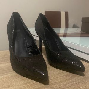 Versace Jeans heel sparkly shoes